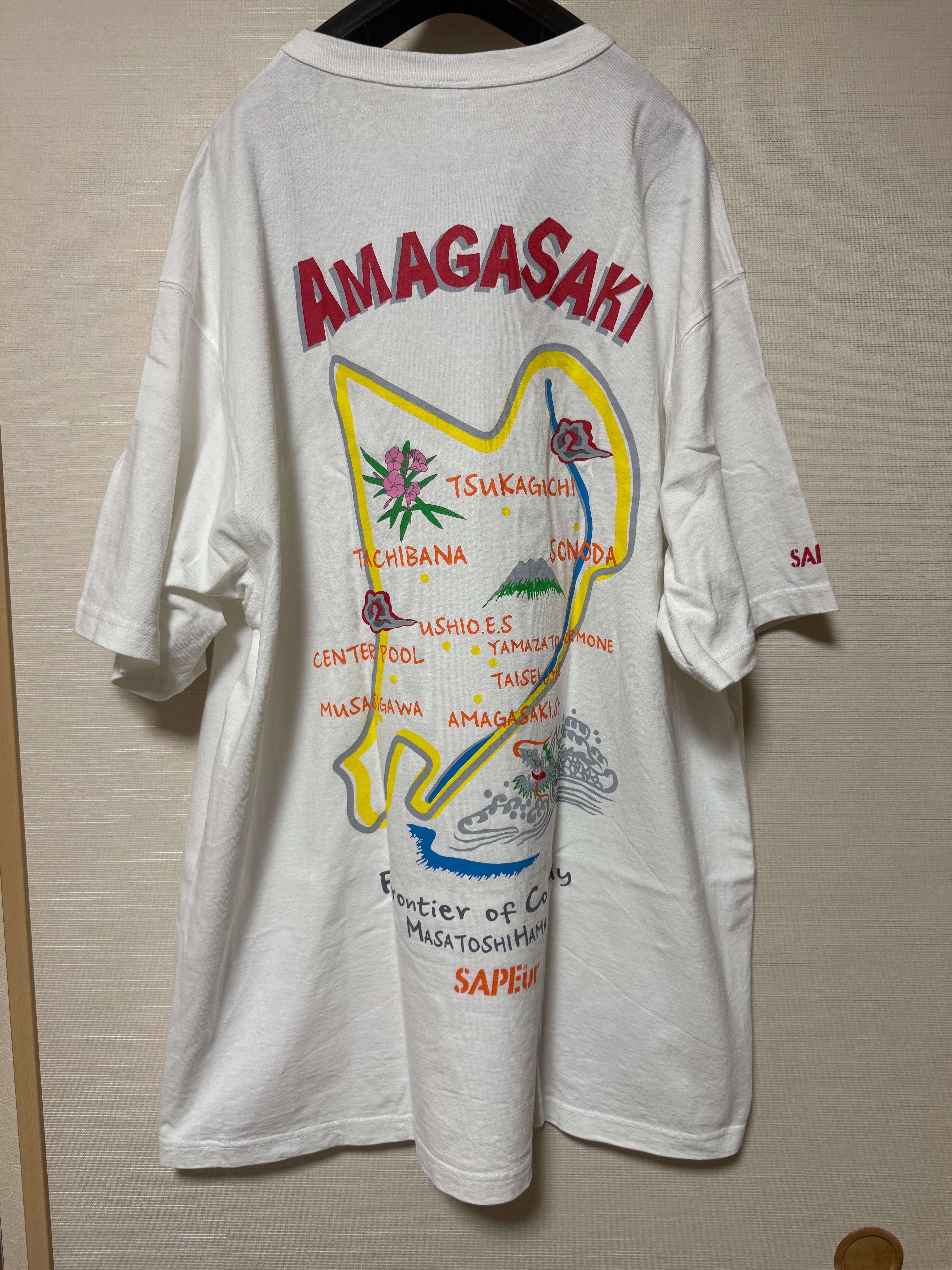 SAPEur x MASATOSHI HAMADA Mintblue S/S Tee 