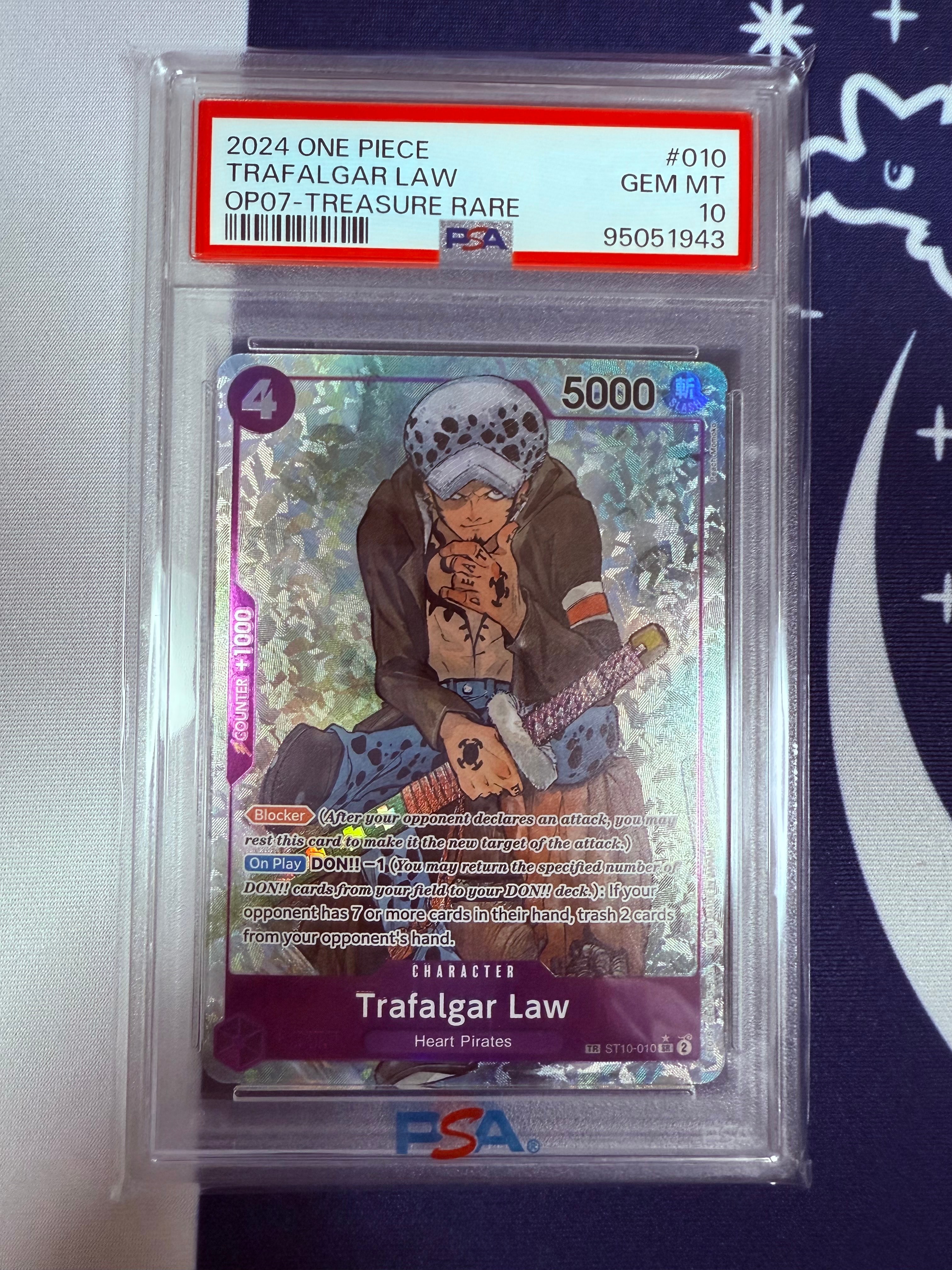 Trafalgar Law P-TR [ST10-010] [EN](Booster Pack "500 Years In The Future") — PSA 10