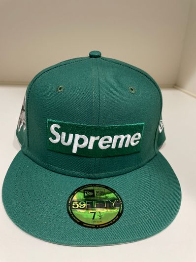 Supreme Money Box Logo New Era "Dark Green"