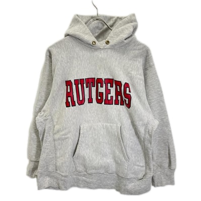 チャンピオン 80's USA製 RUTGERS リバースウィーブスウェットパーカー L