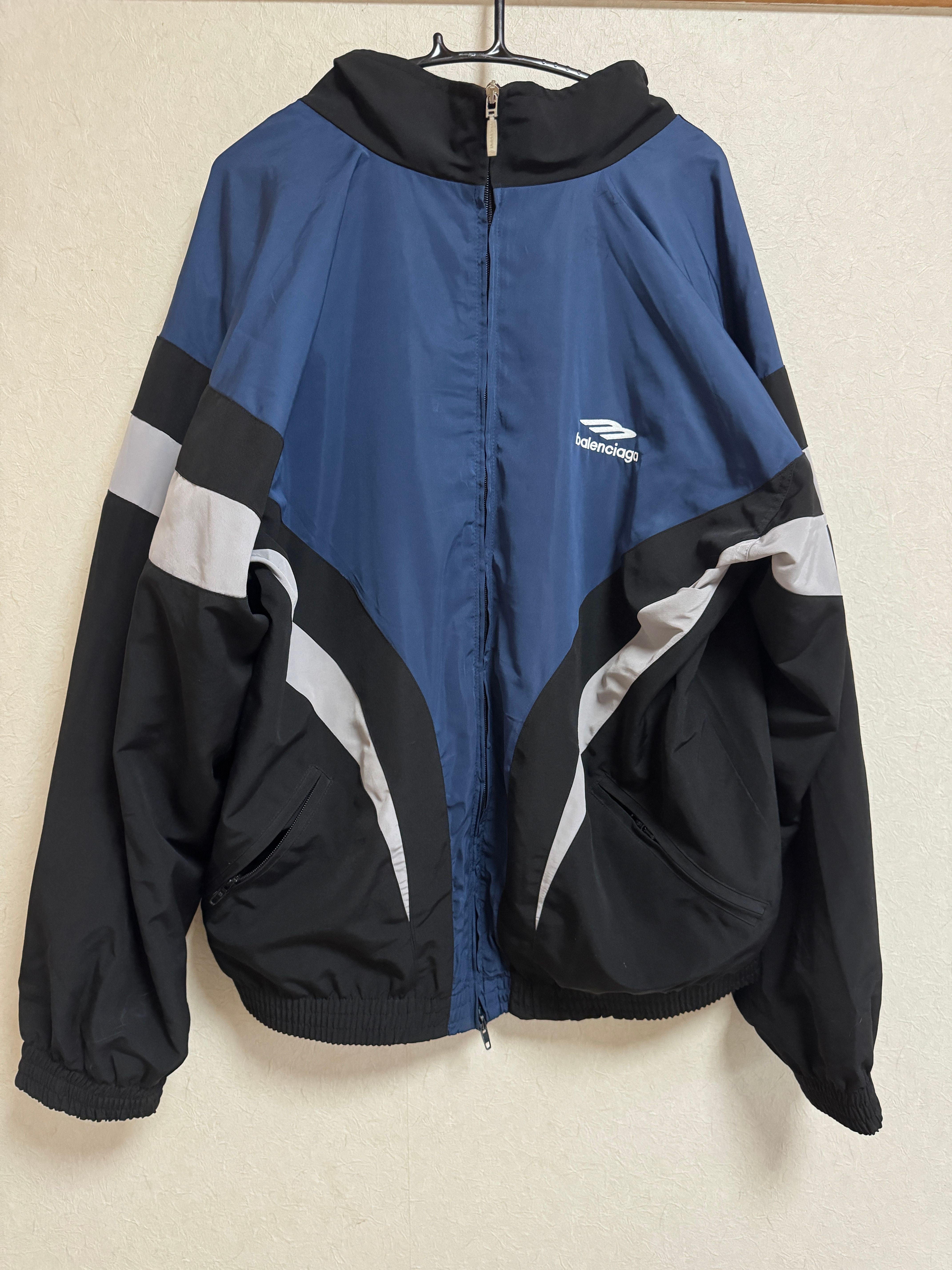 【BALENCIAGA】3B スポーツ アイコンブレンド トラックパンツ 3B Sports Icon cotton-blend sweatpants in black - Balenciaga