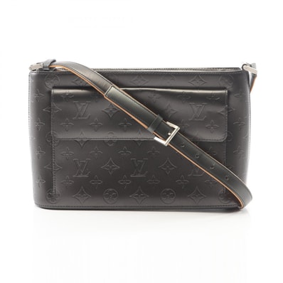 ルイ・ヴィトン LOUIS VUITTON アルストン モノグラムマット ノワール ショルダーバッグ バッグ レザー レディース ブラック系 M55122 【中古】