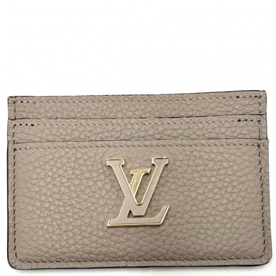 LOUIS VUITTON ルイヴィトン カードケース ポルト カルト・カプシーヌ 定期入れ 小物 ベージュ パスケース M11458 トリヨンレザー ガレ ゴールド金具 レディース 美品【中古品】