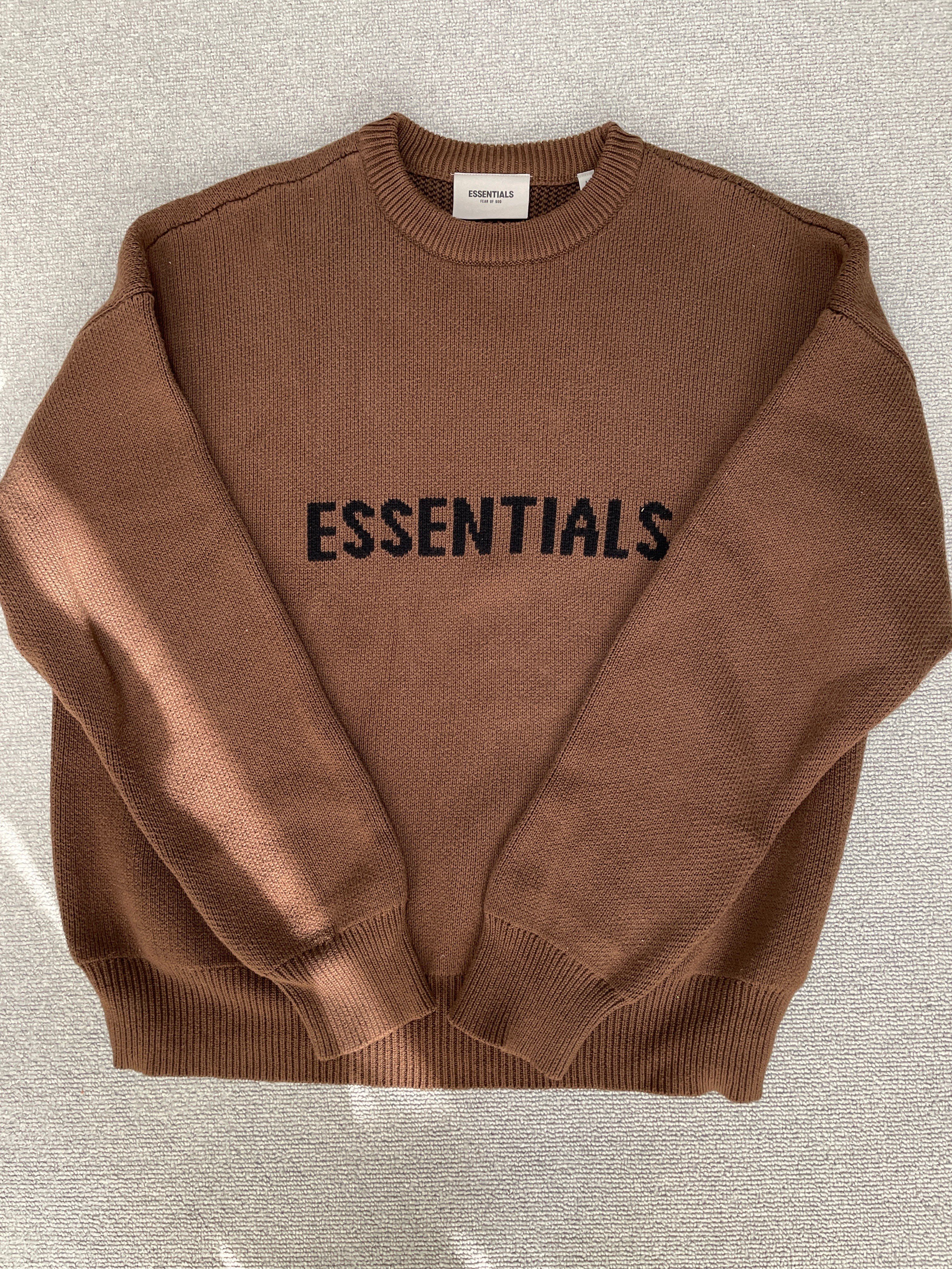 FEAR OF GOD ESSENTIALS / SSENSE Knit Sweater "Rain Drum"