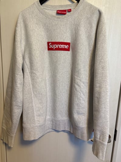 Supreme Box Logo Crewneck Sweatshirt "Ash Grey" (18FW)