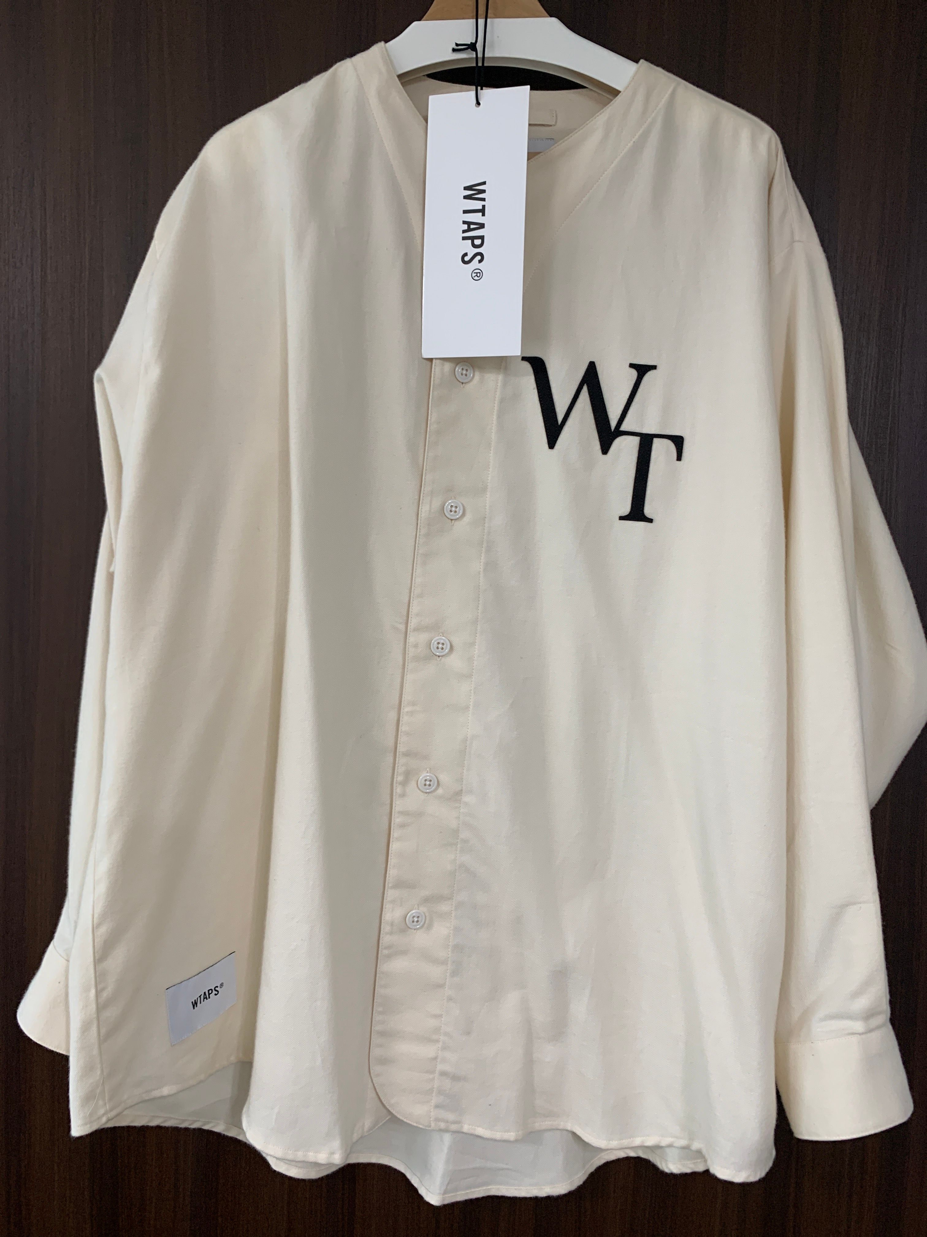 Wtaps League 02 / LS / Cotton. Twill. League "Off White"