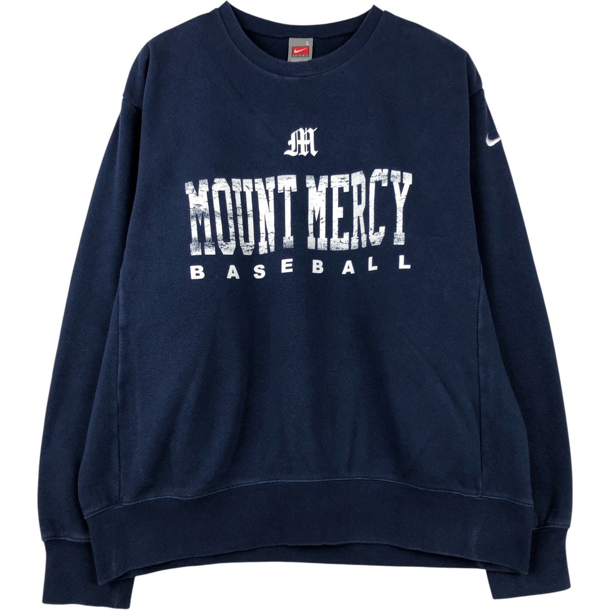 古着 00年代 ナイキ NIKE TEAM カレッジスウェットシャツ トレーナー メンズL相当/eaa614766