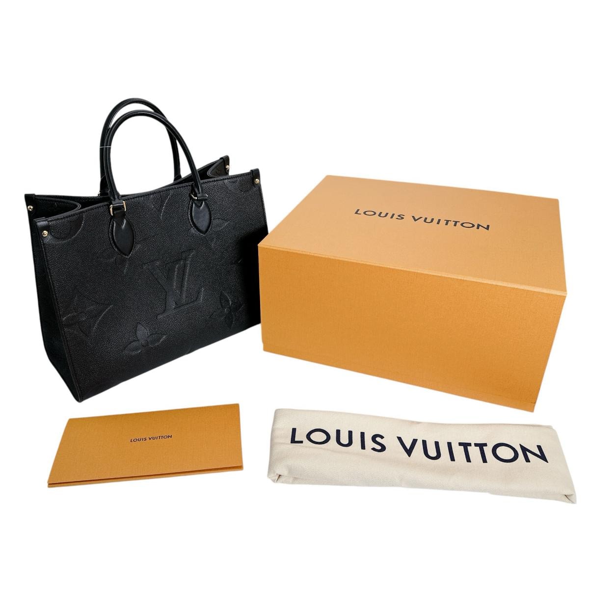 Louis Vuitton Onthego GM Monogram Empreinte Leather "Noir"