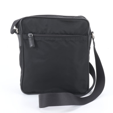 ■美品 プラダ テスート ナイロントライアングルロゴショルダーバッグ