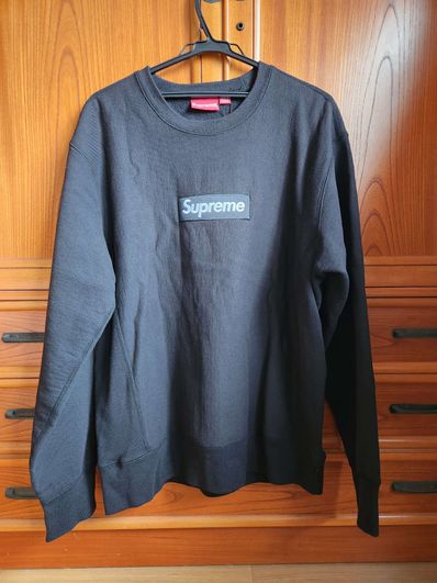 Supreme Box Logo Crewneck Sweatshirt "Black" (18FW)