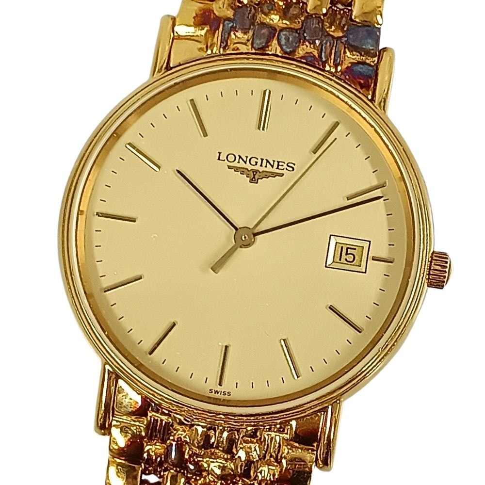 LONGINES ロンジン L4.636.2 グランドクラシック デイト クォーツ メンズ 腕時計 C1069