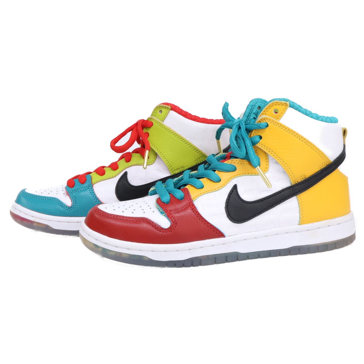 ナイキ 【新品同様】DH7778-100 SB DUNK HIGH PRO QS FROSKATE ALL LOVE,NO HATE スケートボーディング ダンク ハイ プロ スニーカー US7