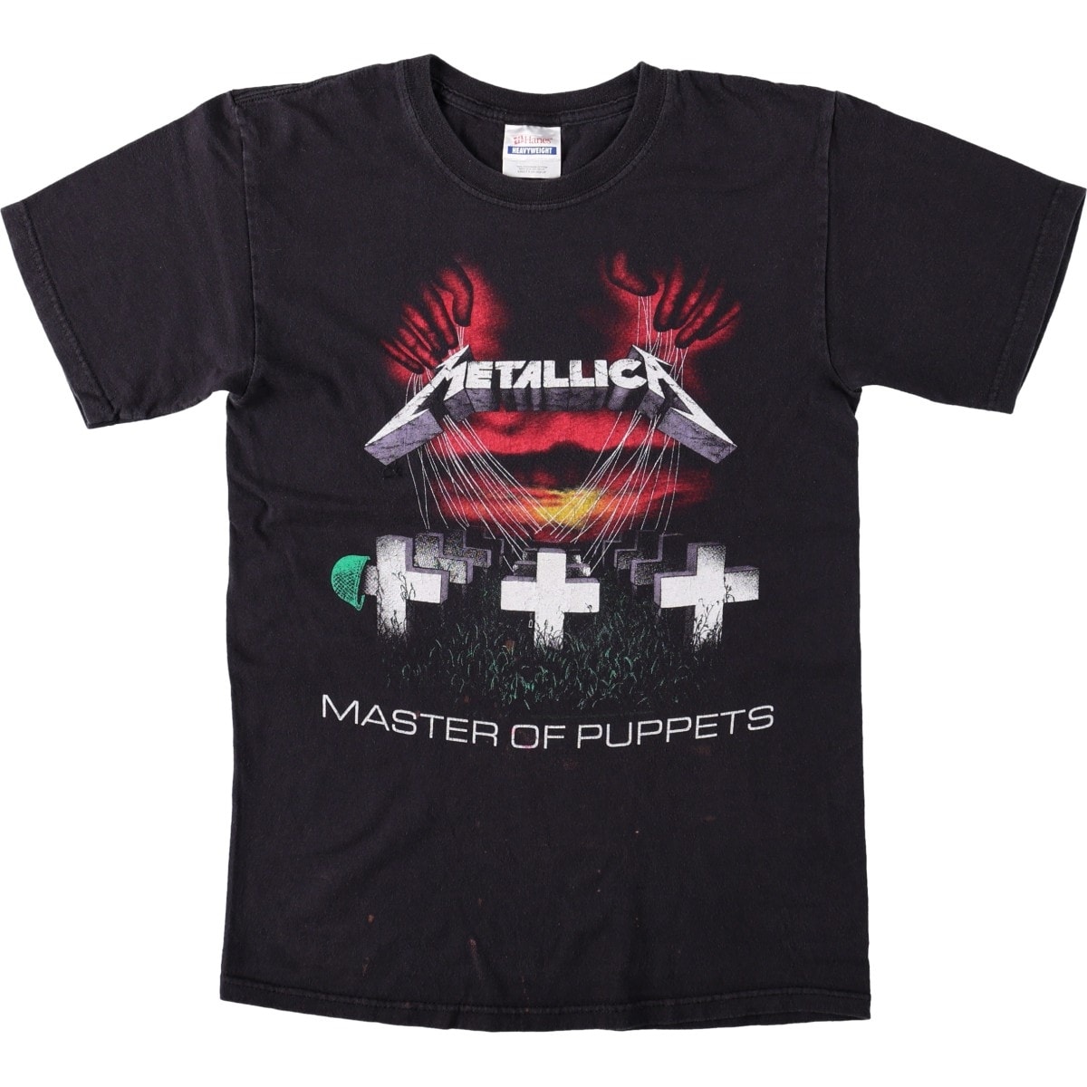 古着 00年代 ヘインズ Hanes METALLICA メタリカ バンドTシャツ バンT メンズS相当/evb035787