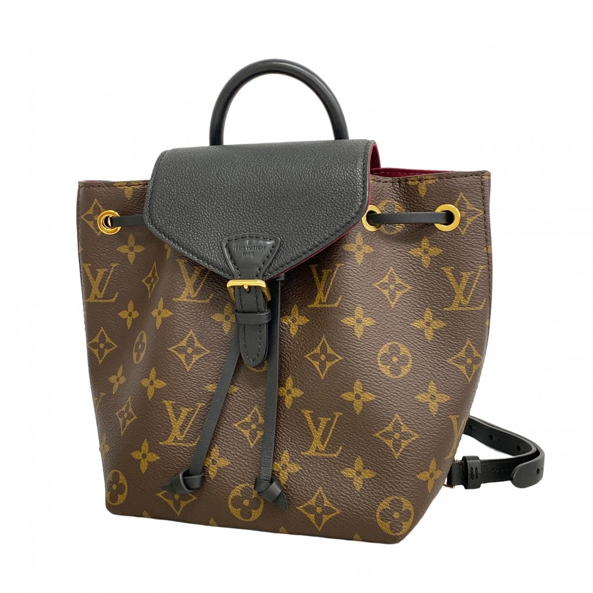 【6de5669】ルイヴィトン リュック・デイパック モノグラム モンスリBB NM M45516 ノワール【中古】レディース