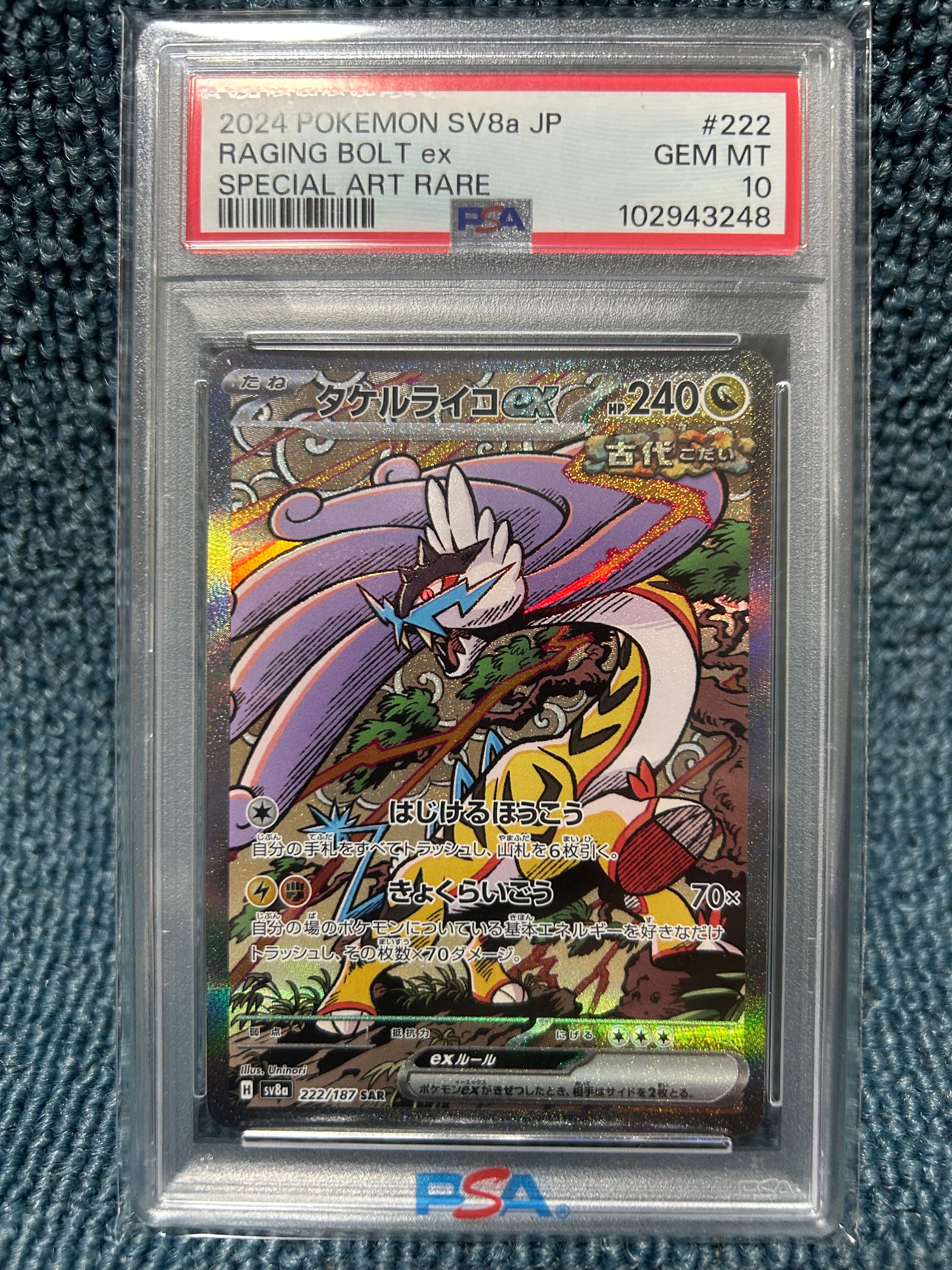 タケルライコex SAR [SV8a 222/187](ハイクラスパック「テラスタルフェスex」)