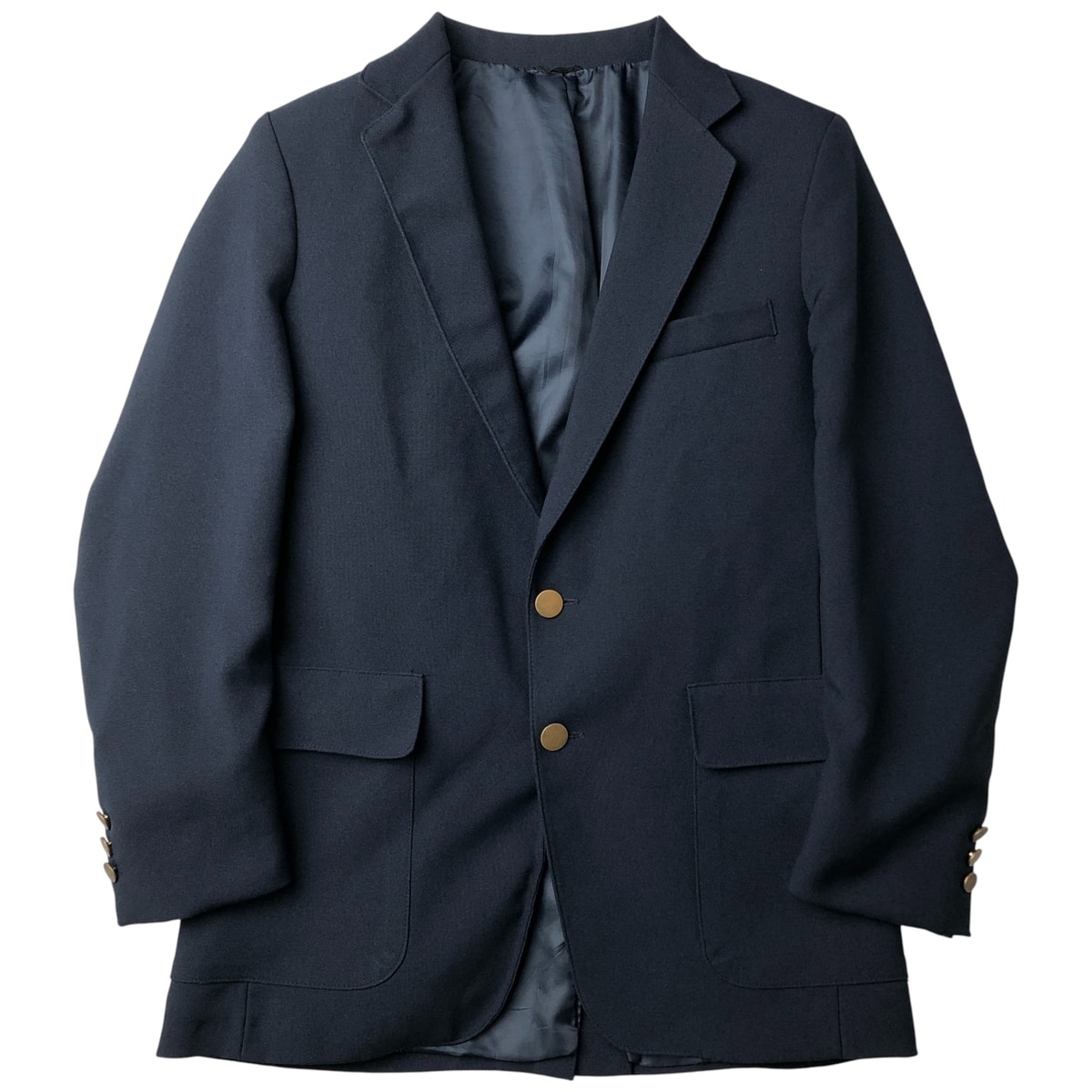 古着 70~80年代 リーバイス Levi's ACTION SUIT STA-PREST スタプレ 紺ブレザー テーラードジャケット メンズM相当 ヴィンテージ/eaa458415