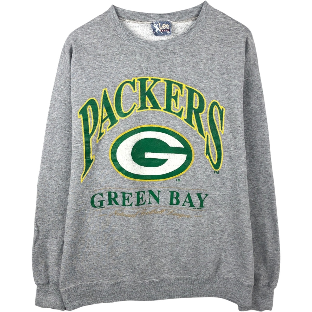 古着 リー Lee SPORT NFL GREEN BAY PACKERS グリーンベイパッカーズ プリントスウェットシャツ トレーナー メンズL相当 ヴィンテージ/eaa650214