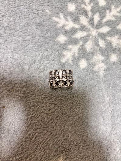 Chrome Hearts Cemetery Cross RIng "Silver"