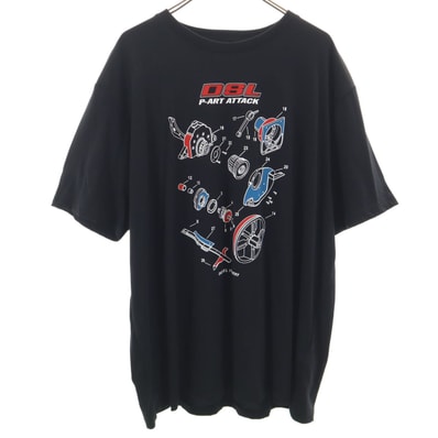 DIESEL ディーゼル 半袖 Tシャツ 3XL ブラック ビッグサイズ