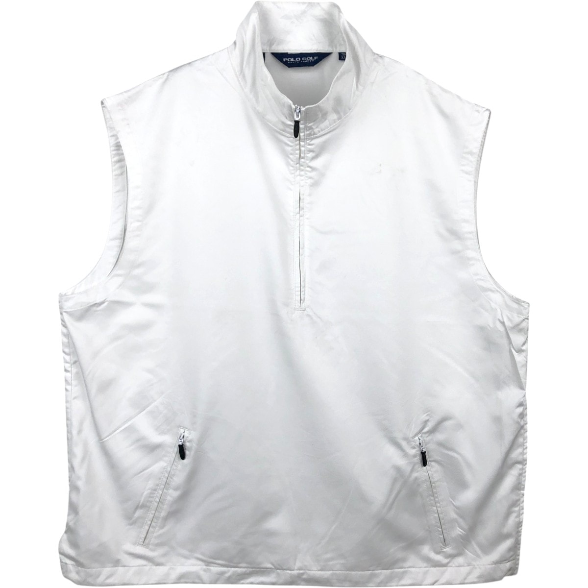 古着 ラルフローレン Ralph Lauren POLO GOLF ポロゴルフ ハーフジップ ウォームアップベスト メンズXXL相当/eaa663212