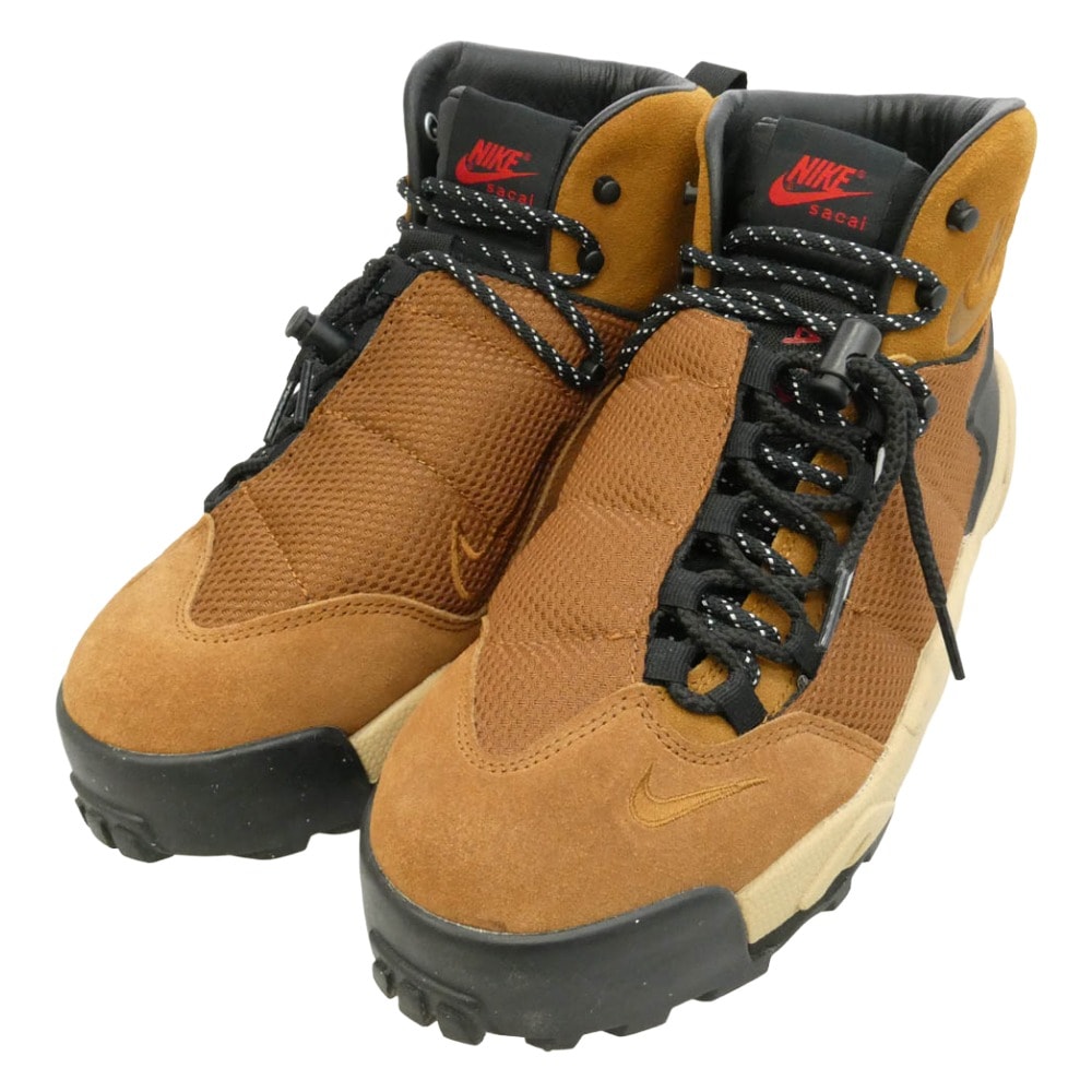 NIKE ナイキ Sacai サカイ FN0563-200 × sacai サカイ Magmascape Pecan マグマスケープ ハイカット スニーカー ブラウン系 ブラック系 27cm【中古】