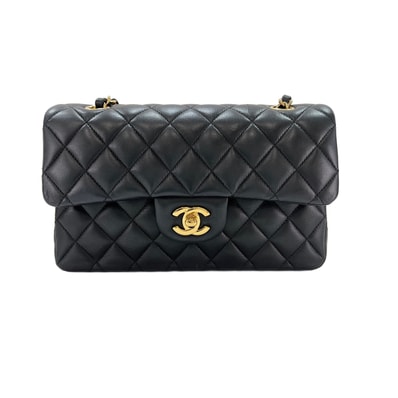 シャネル CHANEL ラムスキン マトラッセ23 ダブルフラップ ショルダーバッグ【中古】