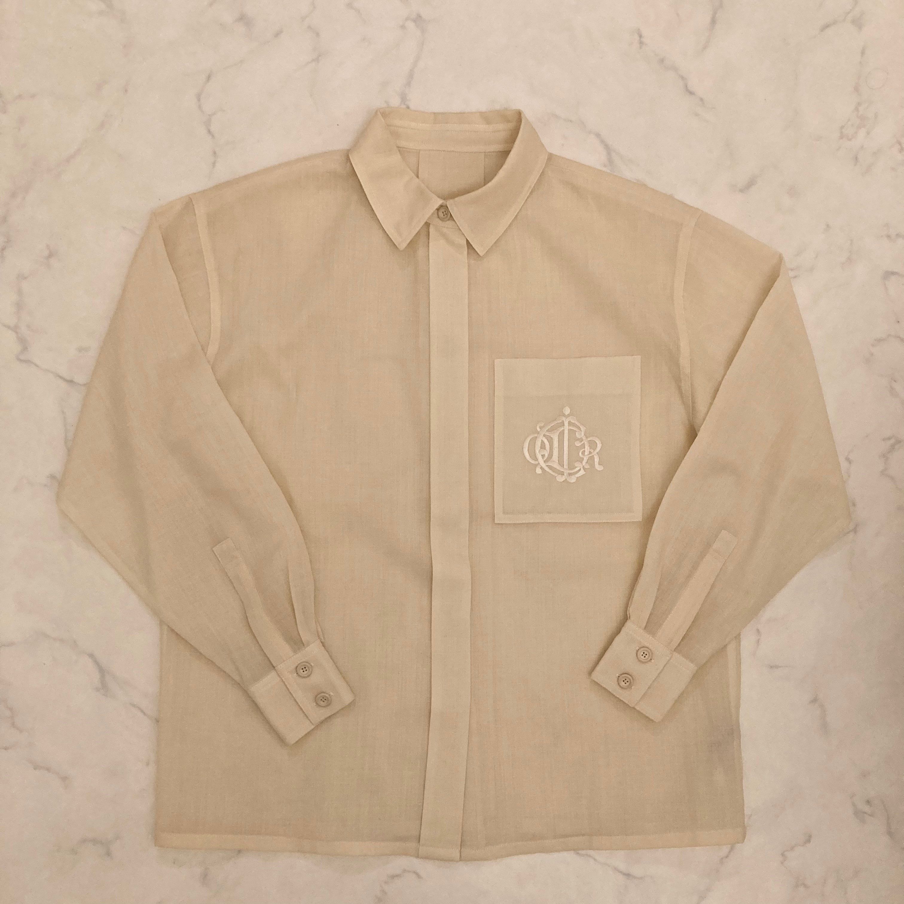 ディオール ヴィンテージブラウス ウールシャツ