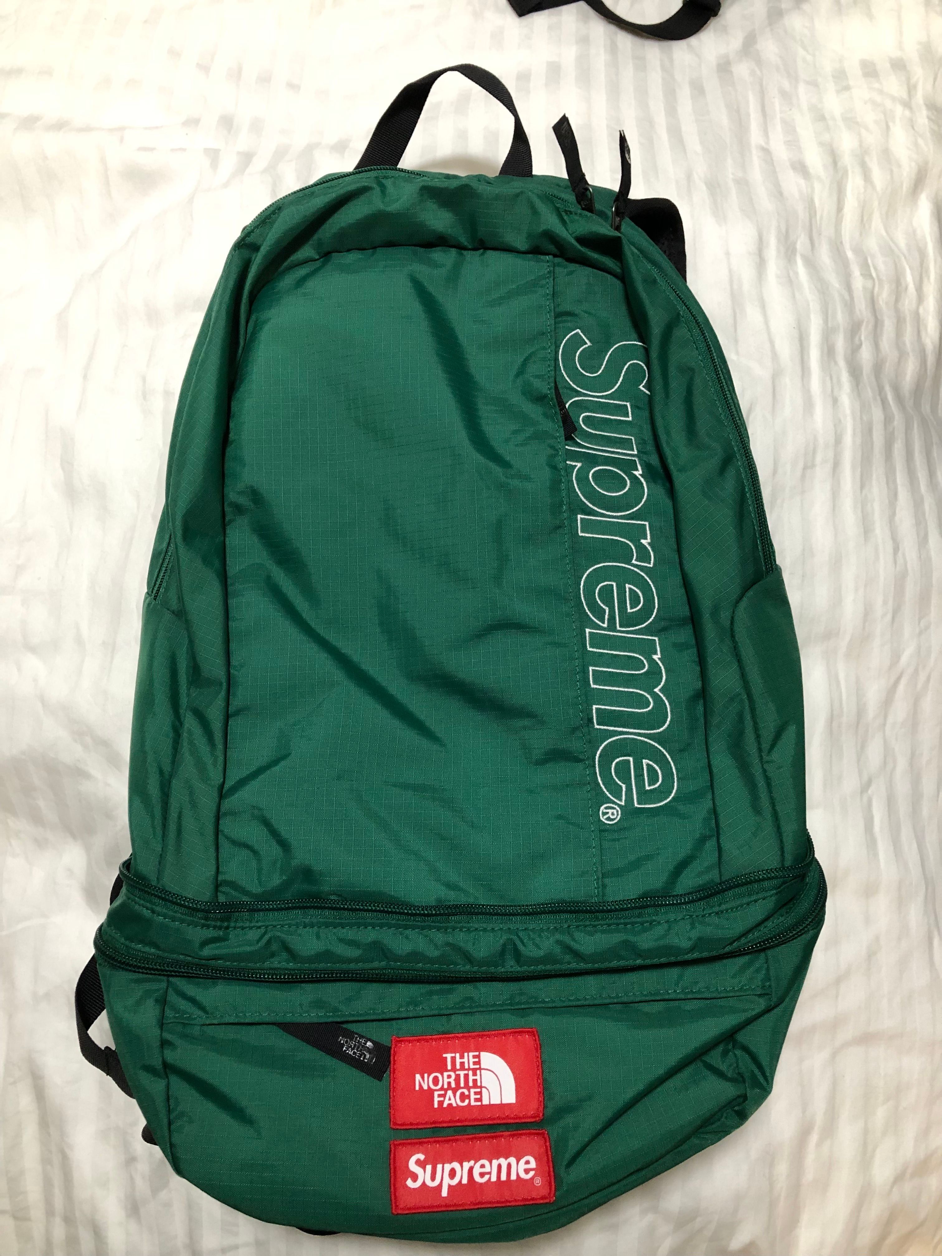Supreme x The North Face Trekking Convertible Backpack + Waist Bag "Dark Green"