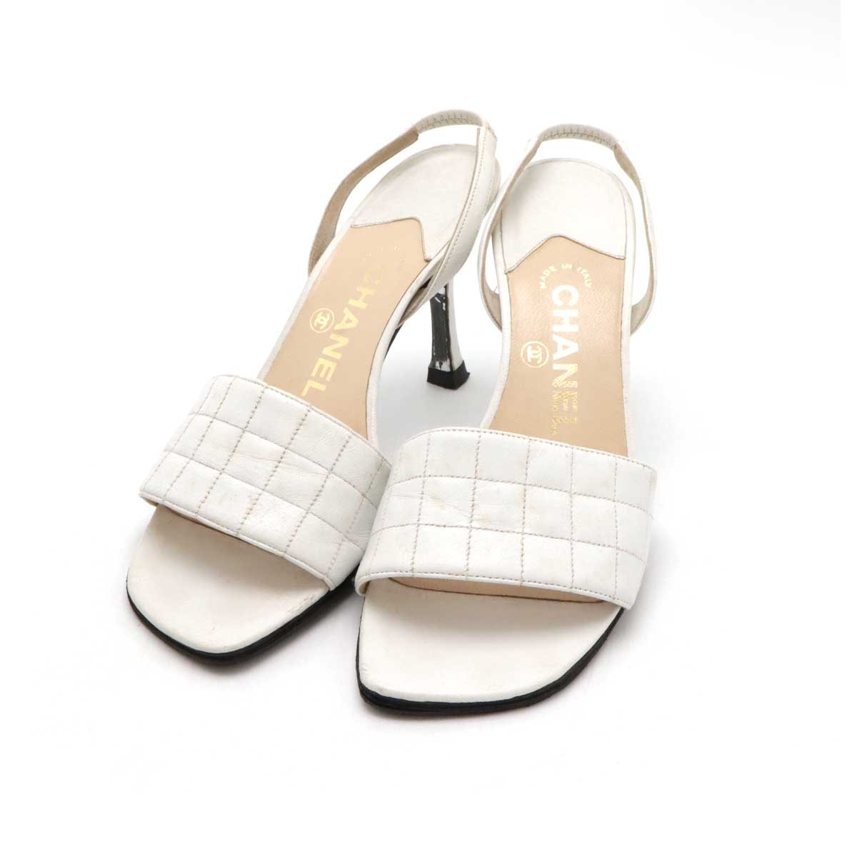 シャネル チョコバーサンダル レディース