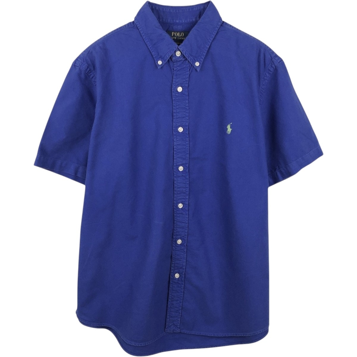古着 ラルフローレン Ralph Lauren POLO RALPH LAUREN CLASSIC FIT 半袖 ボタンダウンシャツ メンズXL相当/eaa668667