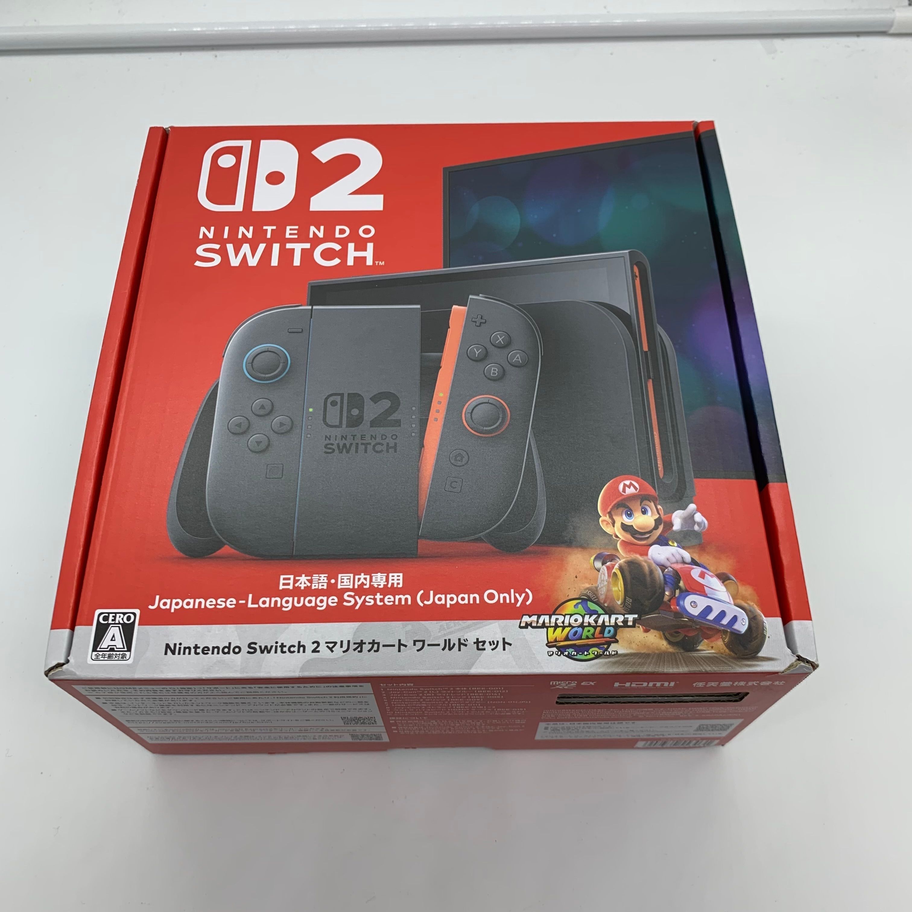 Nintendo Switch 2 Japanese Language System (Japan Only) Mario Kart World Set