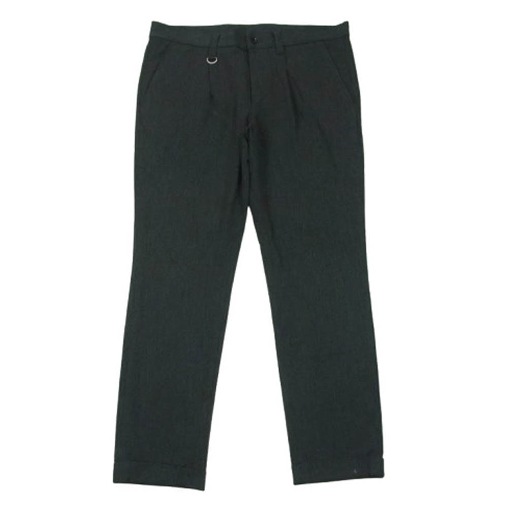 SOPHNET. Linen Wool 1Tuck Slacks 