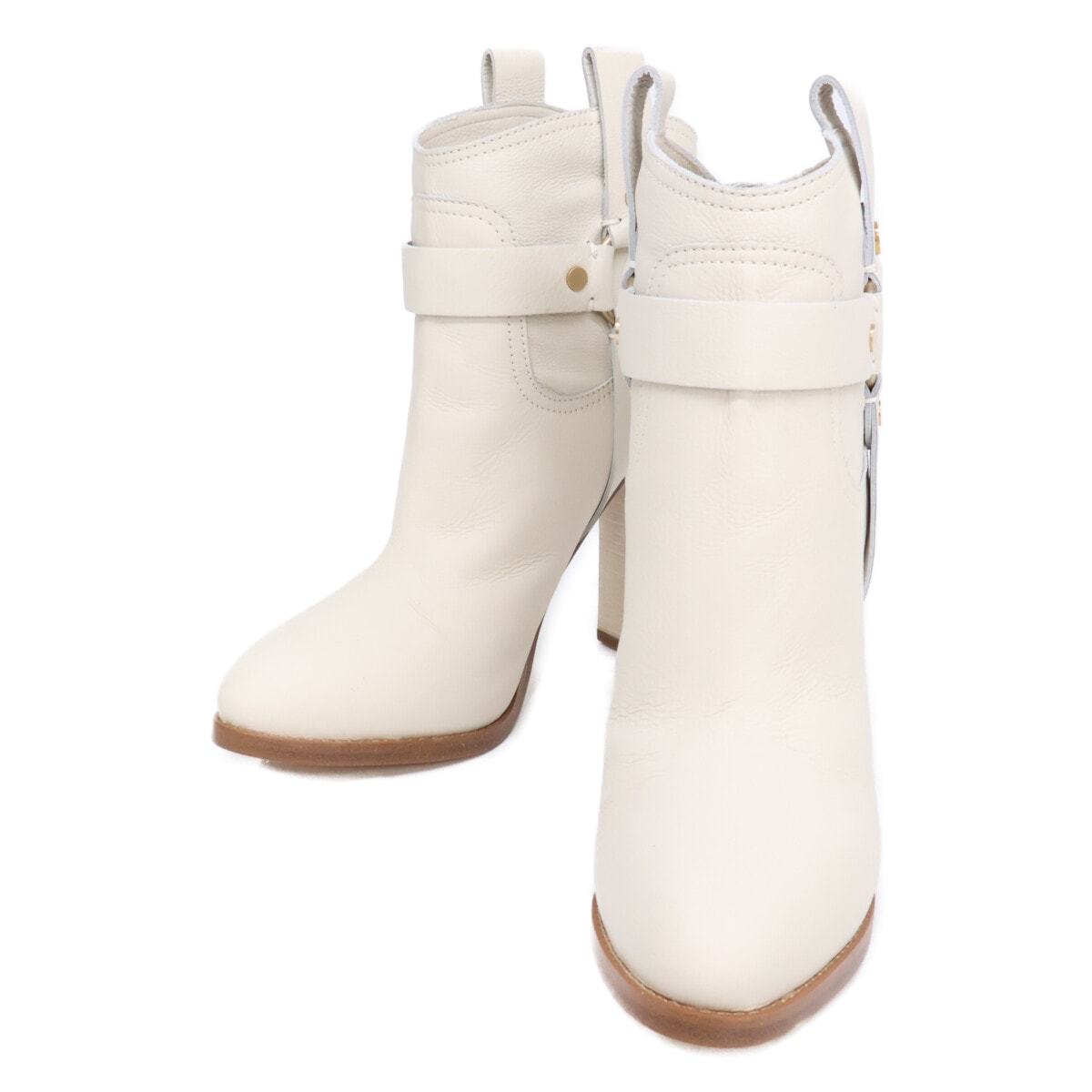 ジミーチュウ 【美品】86877-009 ハイヒール ブーティ 38 1/2