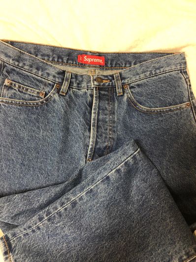 Supreme Regular Jean "Washed Blue"(21FW)