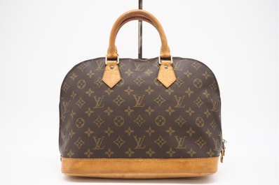 LOUIS VUITTON ルイ・ヴィトン モノグラム アルマ M51130 ハンドバッグ ブラウン コーティングキャンバス レディース