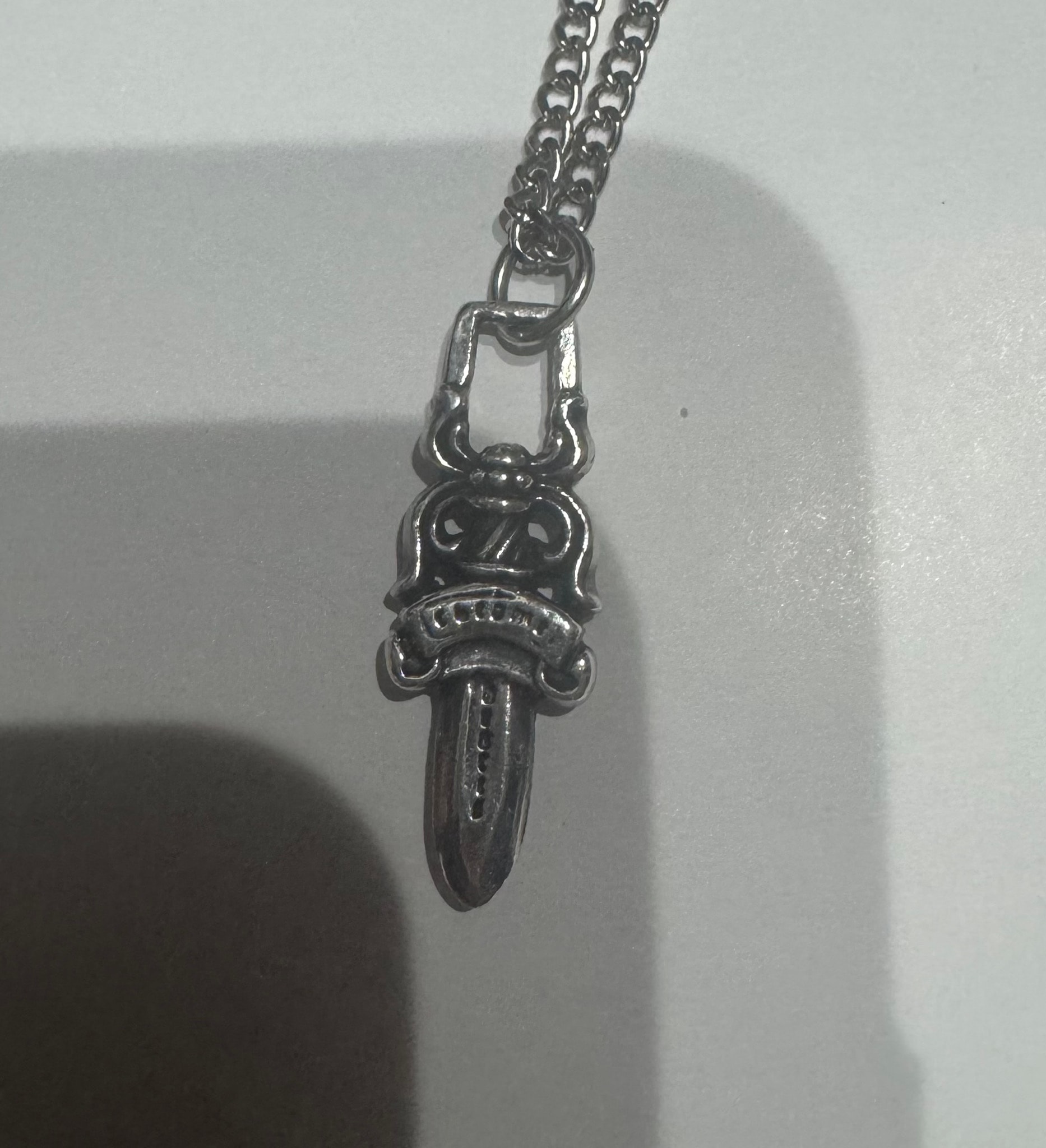 Chrome Hearts #5 Dagger Charm Zip 1 "Silver"