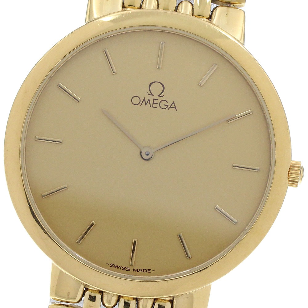 オメガ OMEGA デビル ラウンド クォーツ メンズ _977434