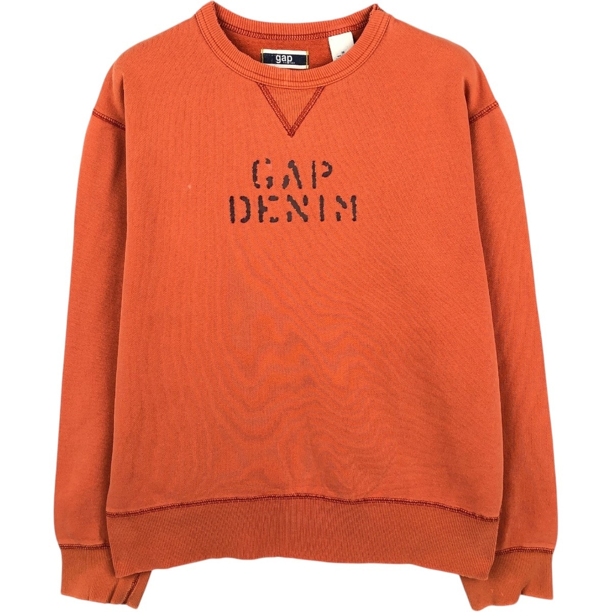 古着 ギャップ GAP DENIM オールドギャップ ロゴスウェットシャツ トレーナー メンズM相当 ヴィンテージ/eaa671866