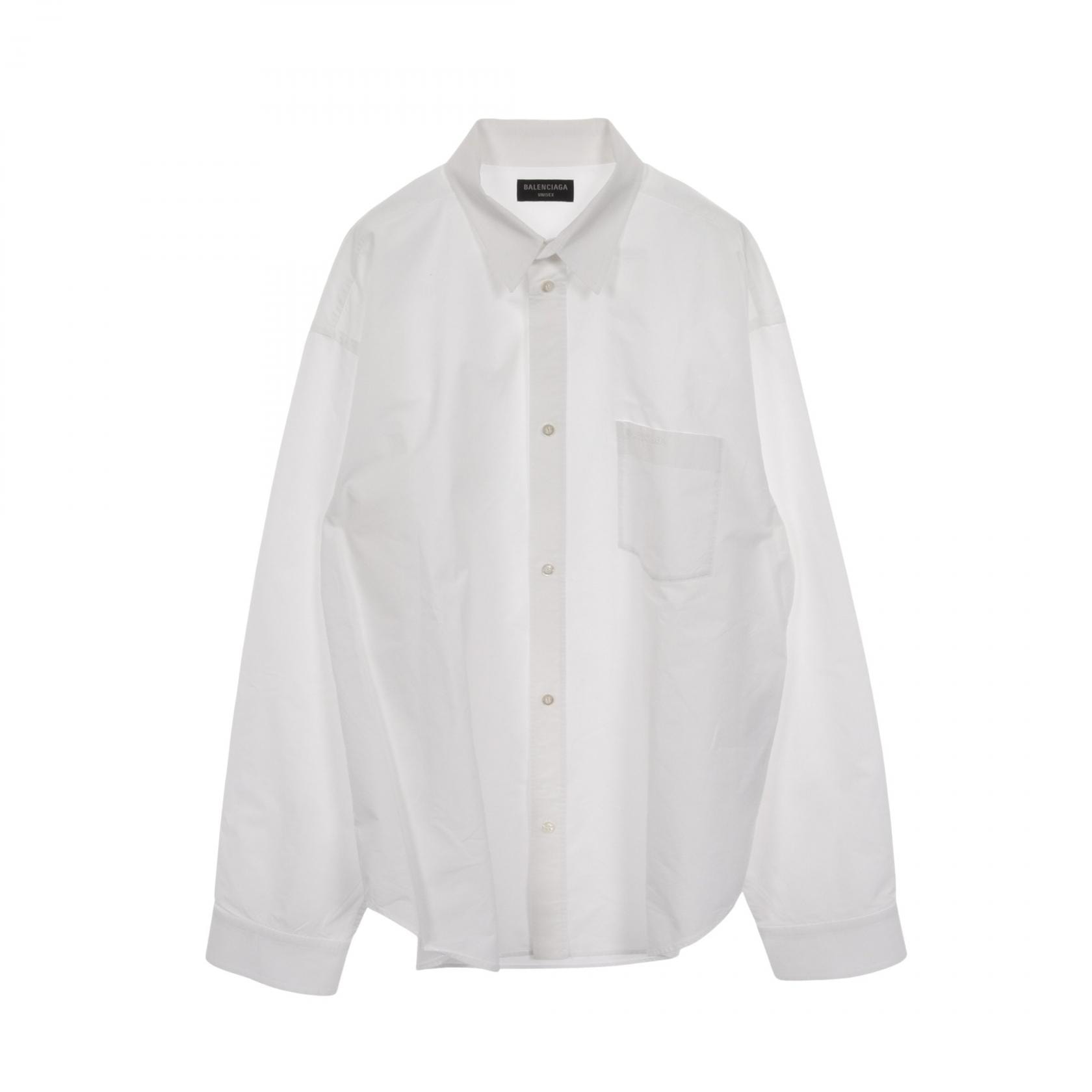 バレンシアガ BALENCIAGA 衣料品 トップス コットン メンズ レディース ホワイト系 【中古】