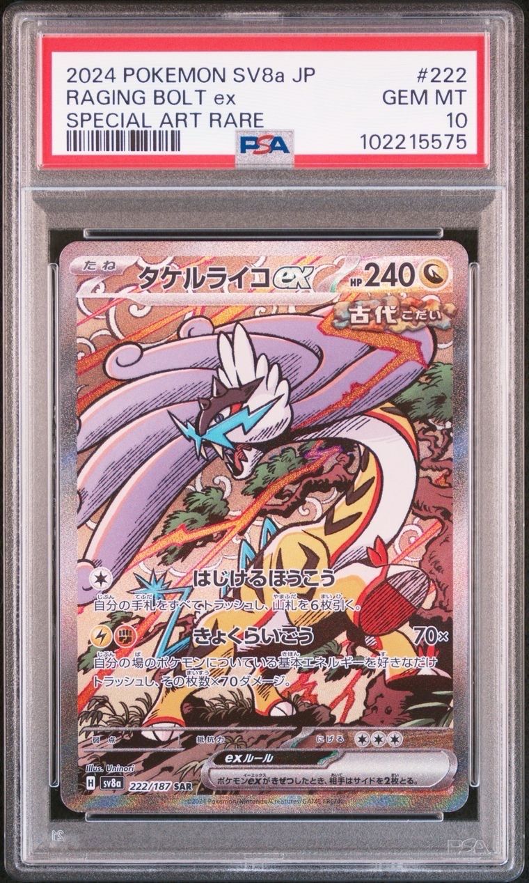 タケルライコex SAR [SV8a 222/187](ハイクラスパック「テラスタルフェスex」)