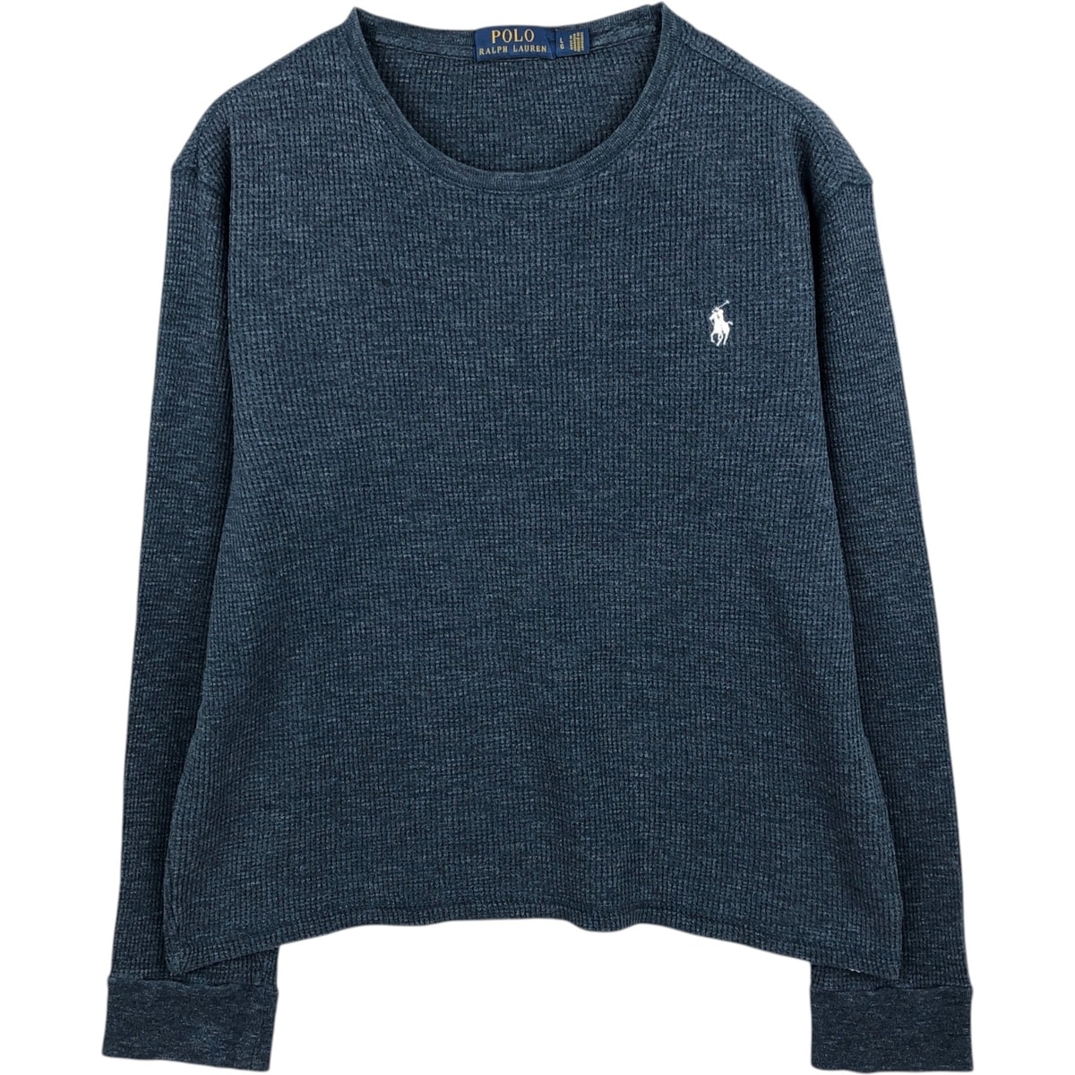 古着 ラルフローレン Ralph Lauren POLO RALPH LAUREN サーマルロンT ワッフル メンズL相当/eaa632166