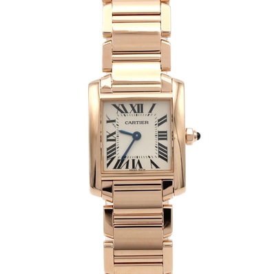 カルティエ タンクフランセーズSM PG W500264H PG・RG クォーツ