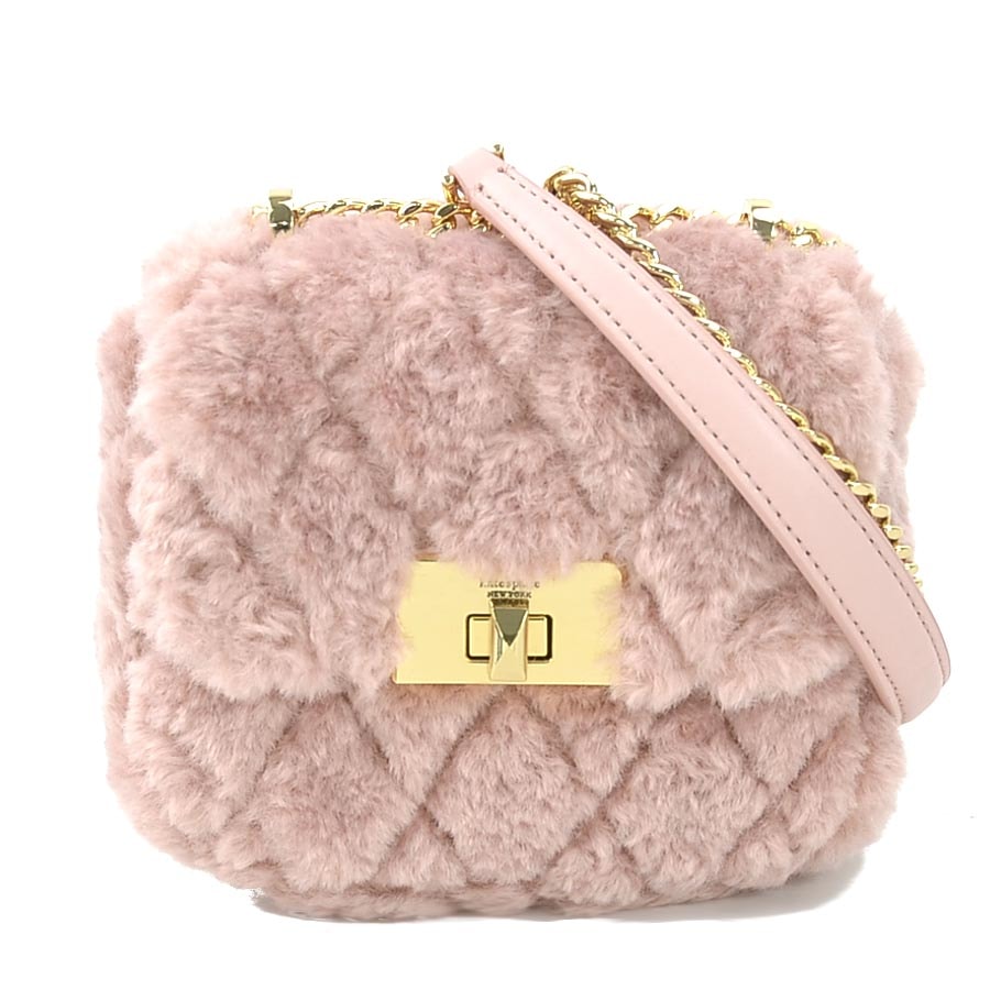 ケイトスペード Kate Spade ショルダーバッグ ファー ピンク レディース【中古】 h30960k