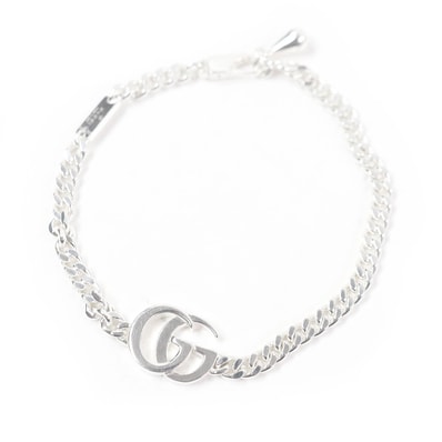 GUCCI GG Marmont Chain Bracelet "Sterling Silver"