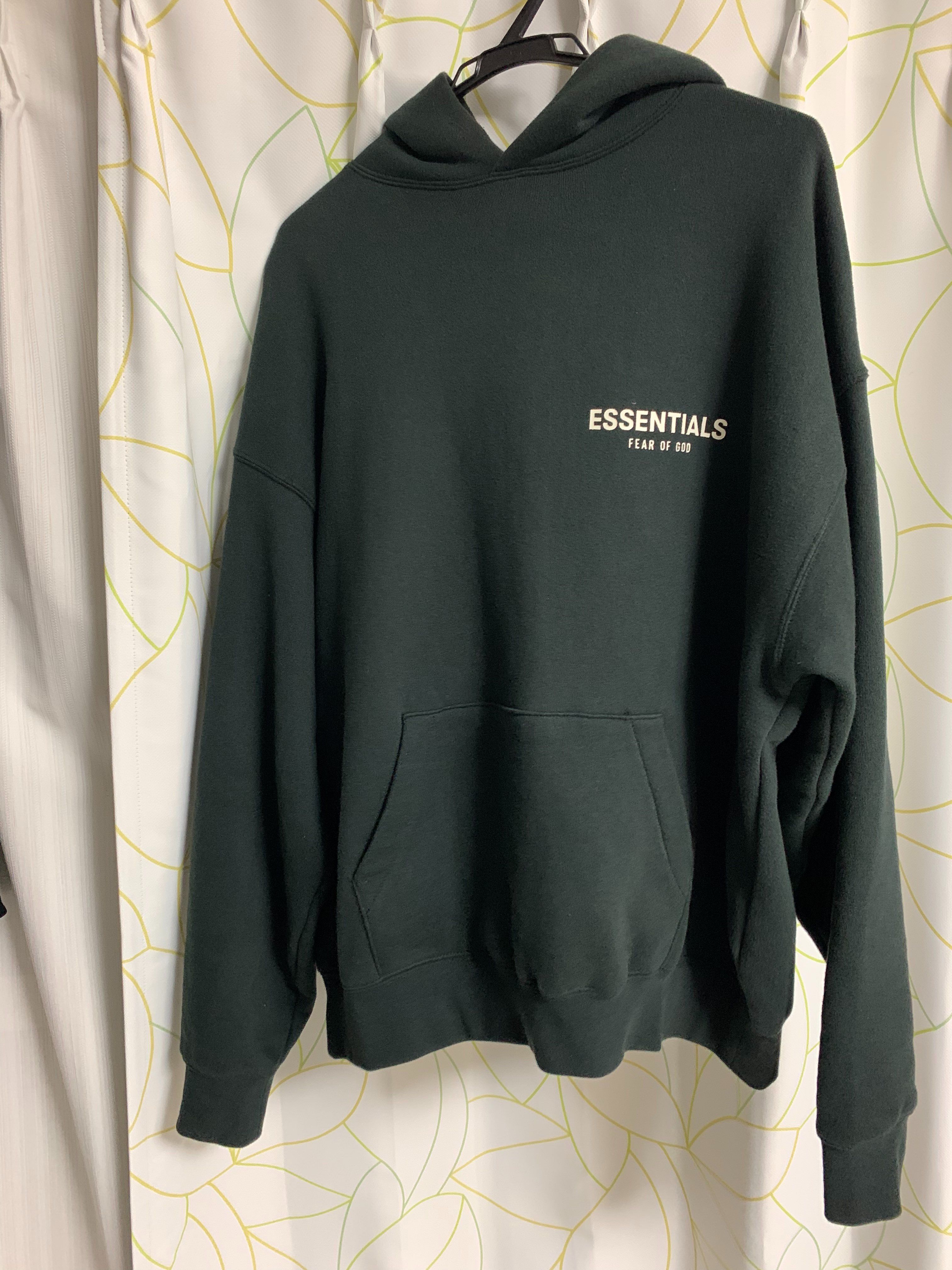 FEAR OF GOD ESSENTIALS Photo Pullover Hoodie "Black"