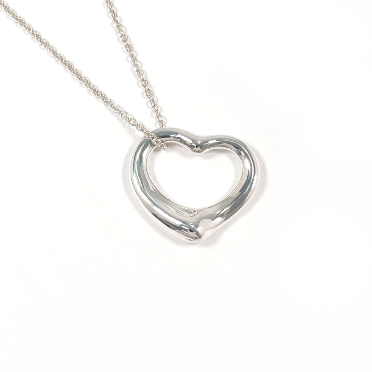ティファニー ネックレス オープンハート エルサペレッティ シルバー