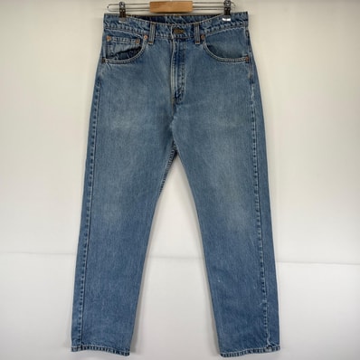 古着 リーバイス Levi's デニムパンツ 505 ストレート 5ポケット ブルーデニム ジーンズ ジーパン ジッパーフライ ブルー メンズ