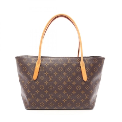 ルイ・ヴィトン LOUIS VUITTON ラスパイユPM モノグラム トートバッグ バッグ PVCコーティングキャンバス レザー レディース ブラウン系 M40608 【中古】