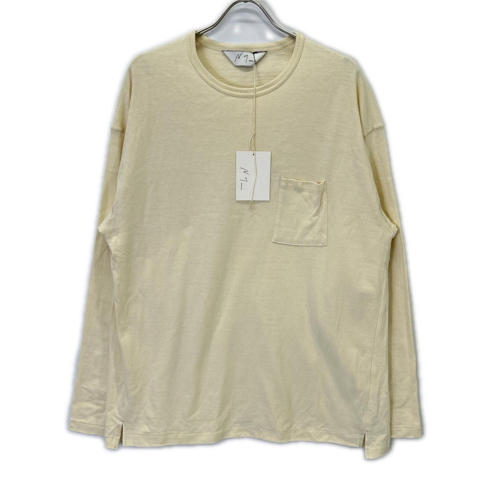 アンセルム CREAM T46C/R CREW NECK LS T-SHIRT 1