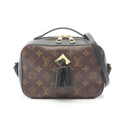 ルイ・ヴィトン LOUIS VUITTON サントンジュ モノグラム ノワール ショルダーバッグ バッグ PVCコーティングキャンバス レザー モノグラム ノワール レディース ブラウン系 / ブラック系 M43555 【中古】
